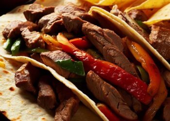 Fajitas Mexicanas : Tiras de Carne Temperadas e Grelhadas