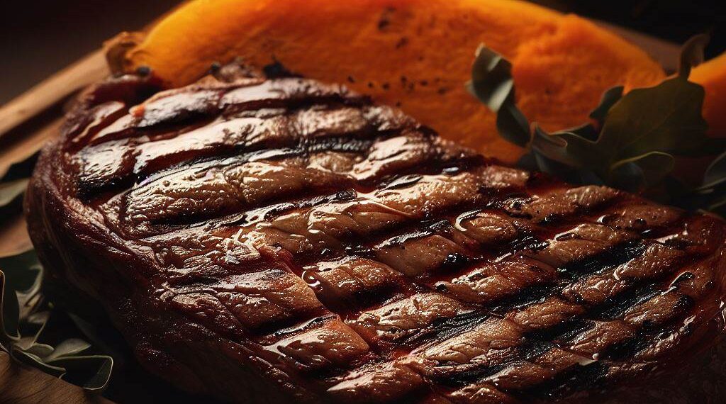 Bife Grelhado com Abóbora: Magreza e Sabor em Harmonia!
