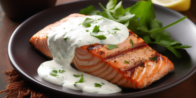 Salmão Grelhado com Molho de Iogurte: Saúde e Emagrecimento em Harmonia!