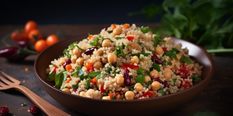 Salada de Quinoa e Grão-de-Bico: O Combo Mágico do Emagrecimento!