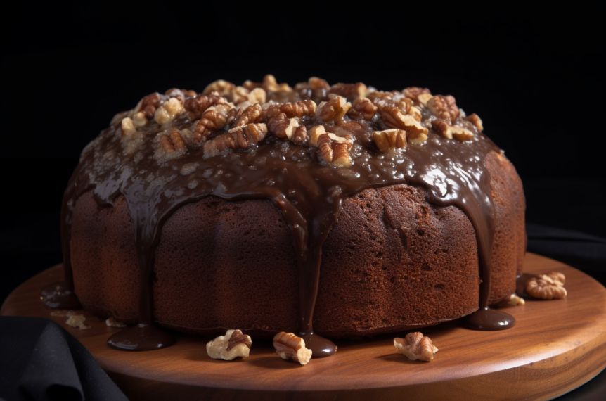 Bolo de Nozes Integral: Sabor Natalino e Saudável 1 Bolo de Nozes Integral: Sabor Natalino e Saudável