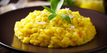 Risotto alla Milanese: Risoto de Açafrão à Moda de Milão