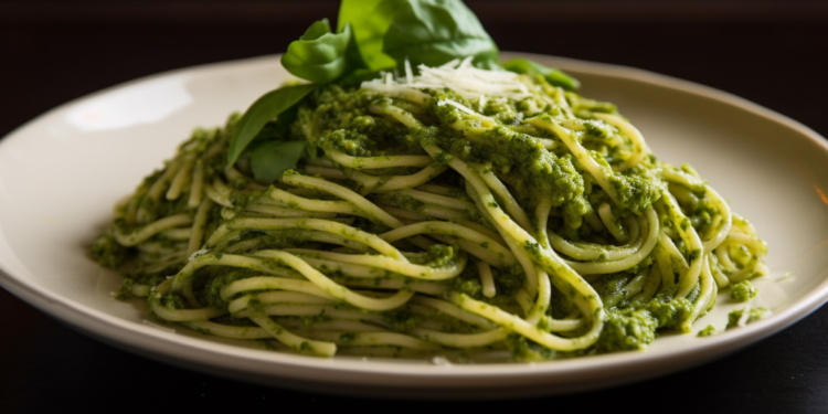 Pesto de Rúcula para Espaguete: Toque Refrescante.