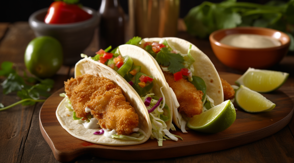 Tacos de Peixe Crocantes 1 Tacos de Peixe Crocantes