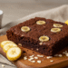 Brownie Fit de Banana com Cacau