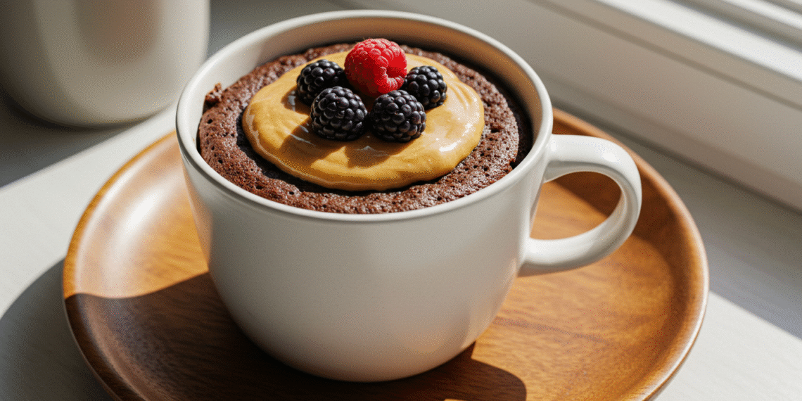 🍰 Bolo Fit de Chocolate com Aveia (sem açúcar, sem lactose e pronto em 3 minutos) 1 🍰 Bolo Fit de Chocolate com Aveia (sem açúcar, sem lactose e pronto em 3 minutos)