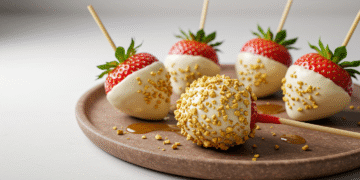 1 🍓 Morango do Amor Fit com Brigadeiro de Ninho Saudável