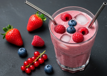 5 🥤 Smoothie de Whey com Frutas Vermelhas – Receita Pós-Treino Saudável e Funcional